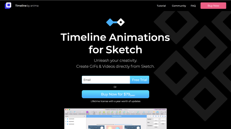 Timeline for Sketch