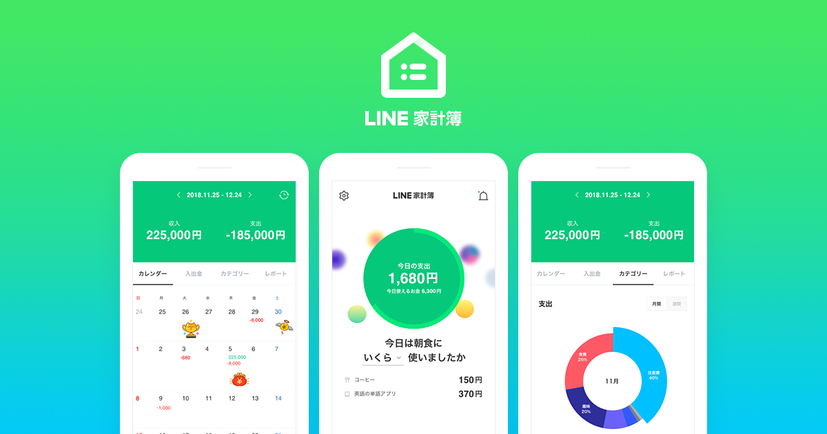 LINE家計簿